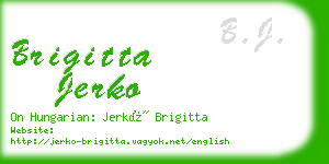 brigitta jerko business card